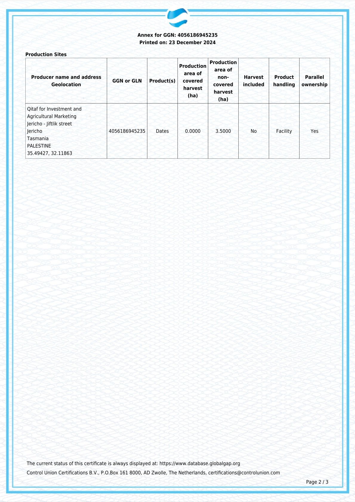 Medjool Jumbo Datteln aus Palästina mit Zertifikat Herkunft 