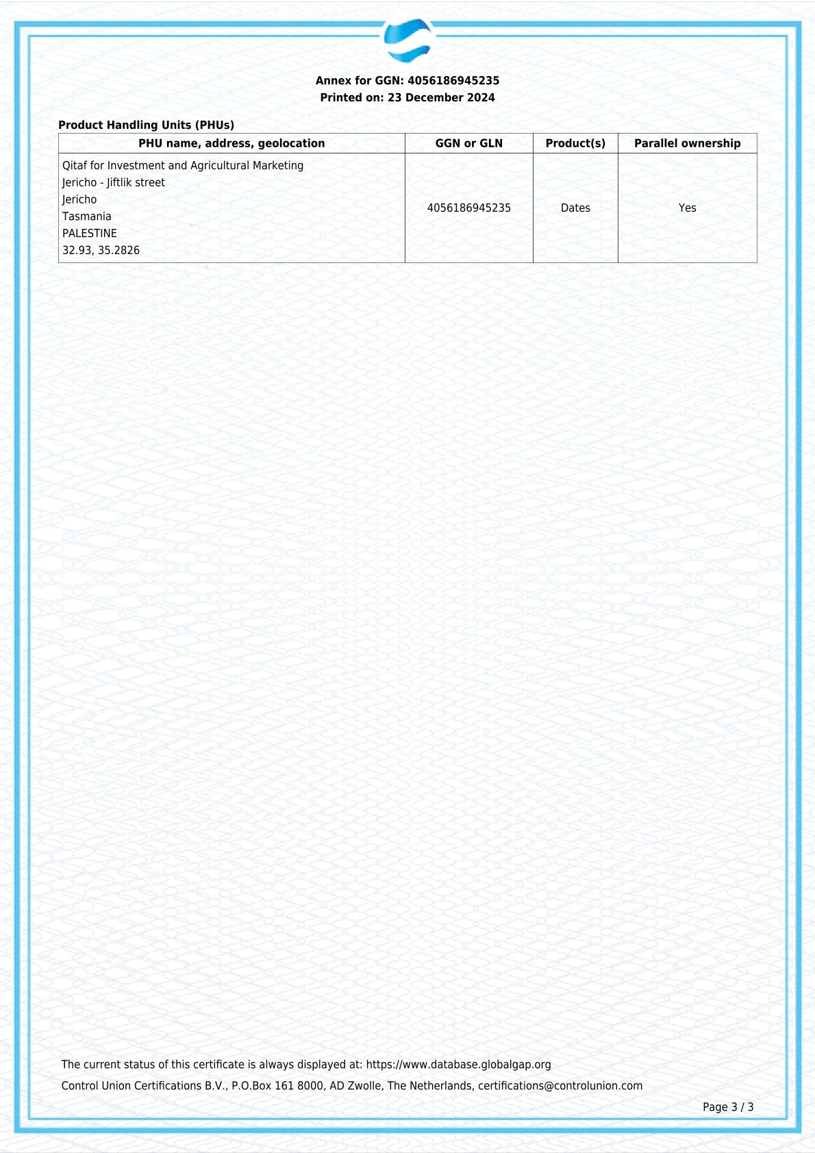 Medjool Jumbo Datteln aus Palätina mit Zertifikat Herkunft 